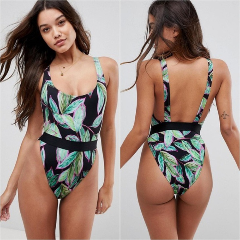 80’s high leg swimsuit
